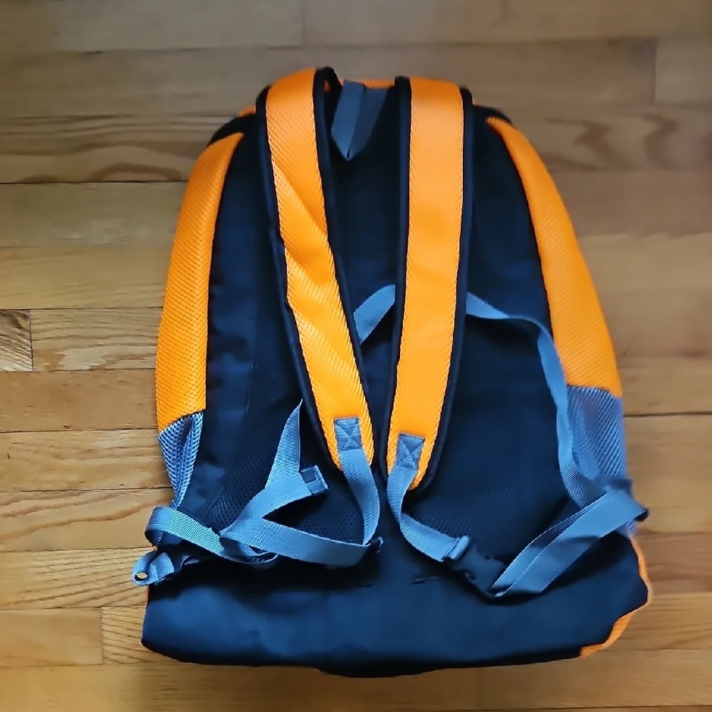 Orange and Gray Backpack Pet Carrier
